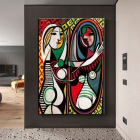 Hand Painted Oil Painting Canvas Wall Art Pablo Picasso Paintings Living Room Hallway Bedroom Luxurious Decorative Painting (Style: 01, size: 150x220cm)